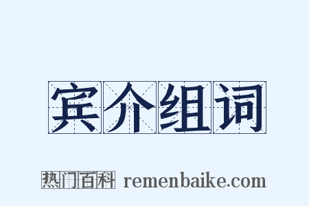 宾介组词是什么意思的图片